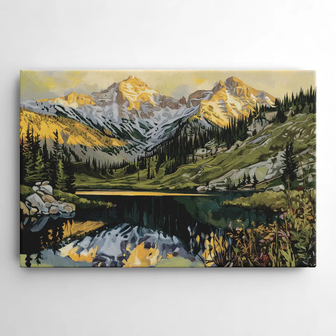 Breckenridge Colorado Rockies - Canvas Wall Art