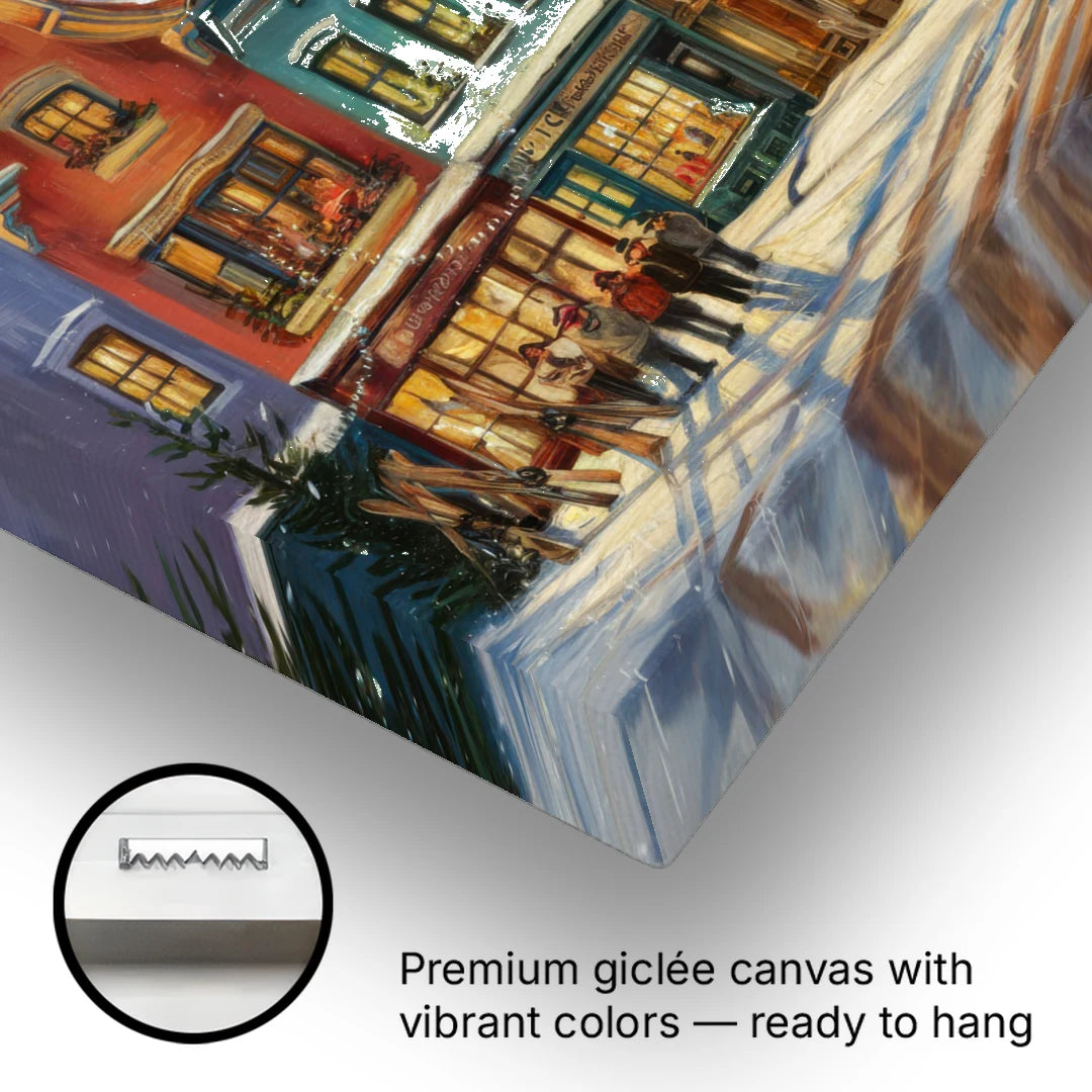 Breckenridge Historic Downtown - Canvas Wall Art - Gallery Wrap Corner
