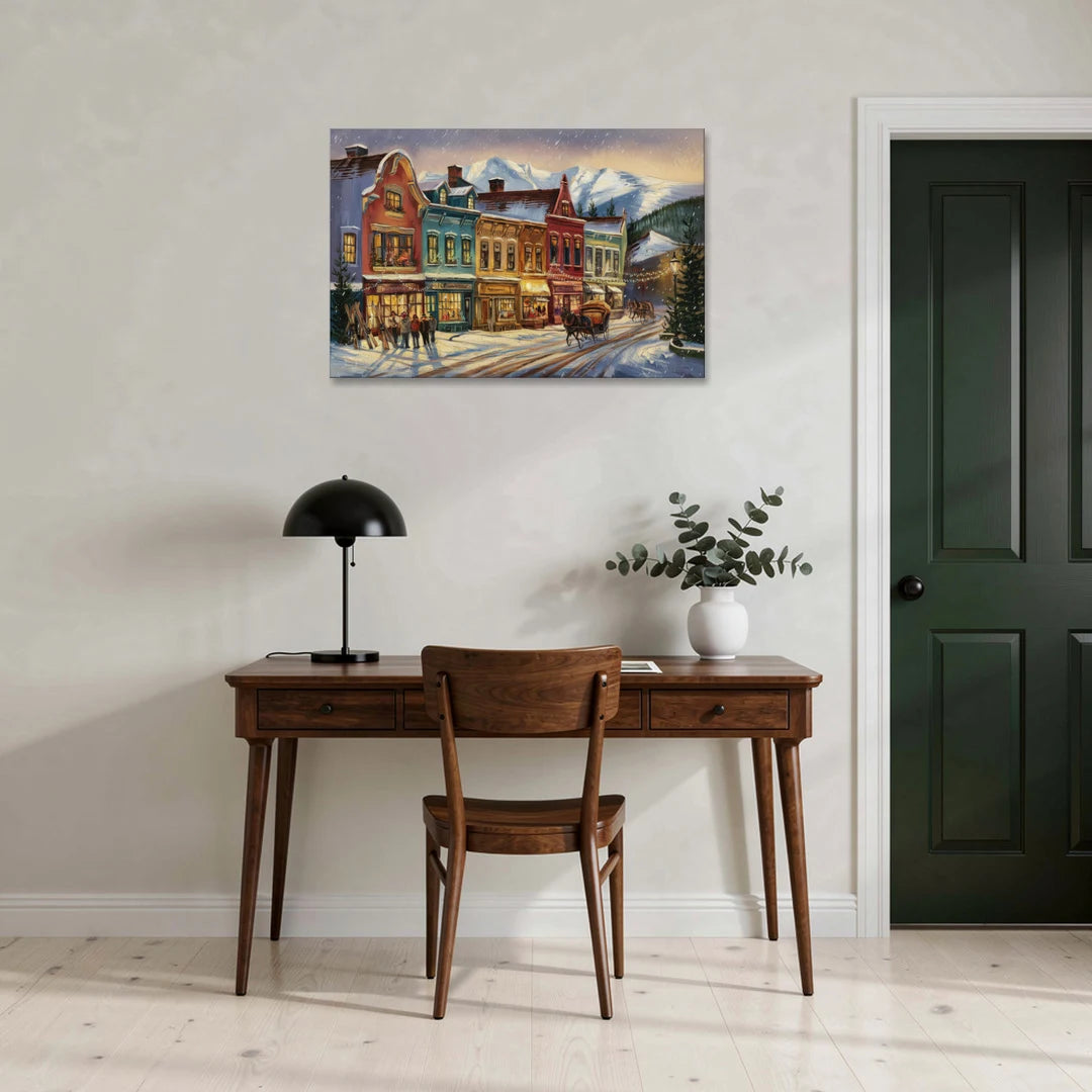 Breckenridge Historic Downtown - Canvas Wall Art - Office - 36x24