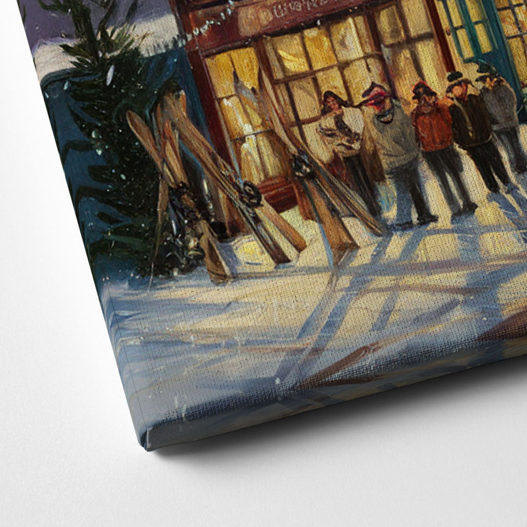 Breckenridge Historic Downtown Canvas Close Up