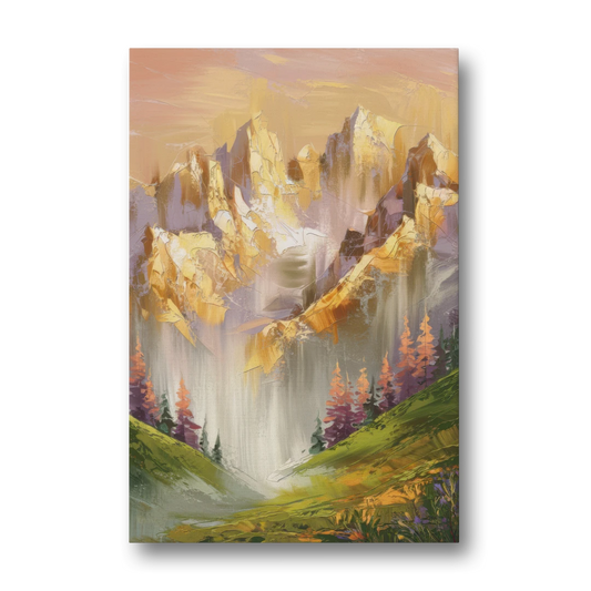 Breckenridge Mountain Sunrise - Canvas Wall Art - Front