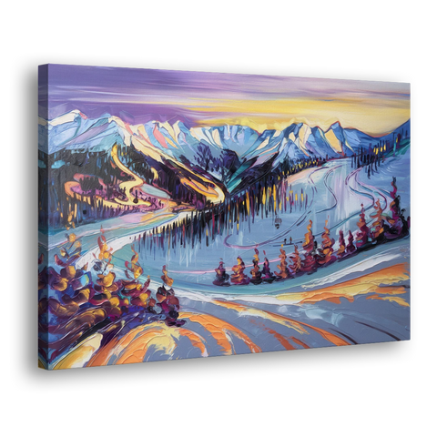 Breckenridge Scenic Trails - Canvas Wall Art - Side