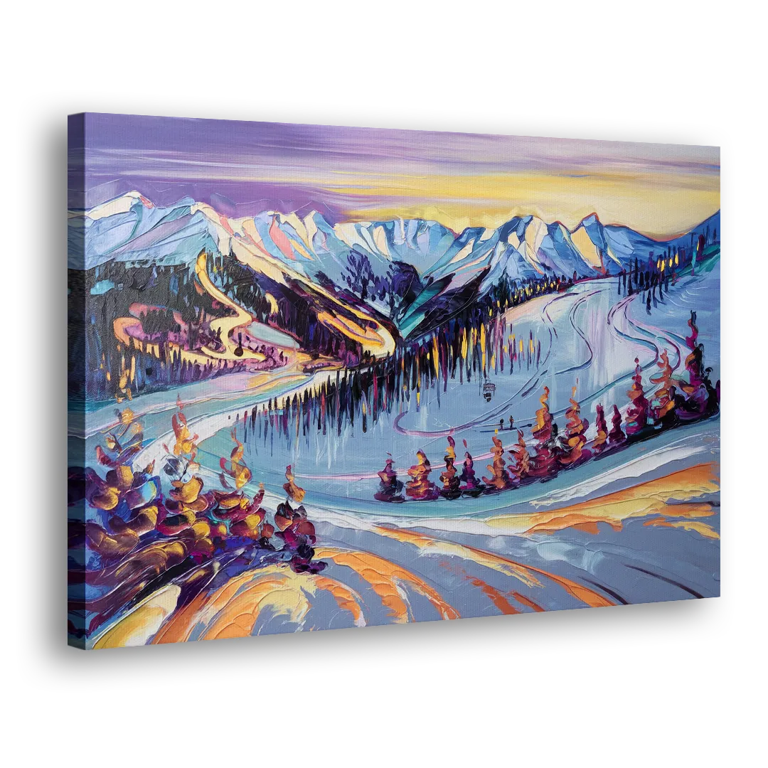 Breckenridge Scenic Trails Side - Canvas Wall Art