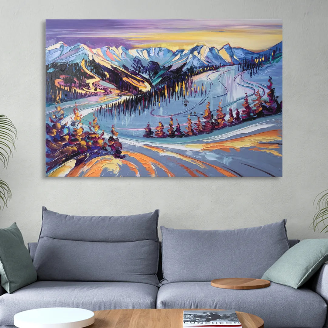 Breckenridge Scenic Trails Living Room - Canvas Wall Art