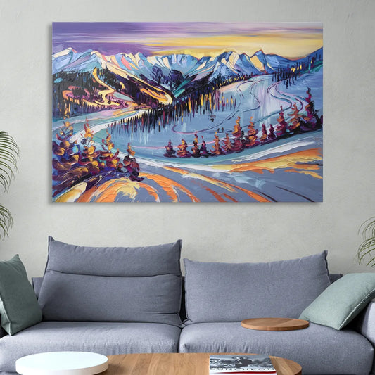 Breckenridge Scenic Trails Living Room - Canvas Wall Art