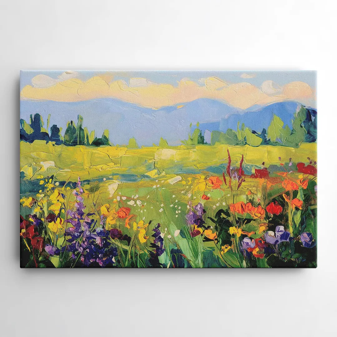 Breckenridge Summer Wildflowers - Canvas Wall Art