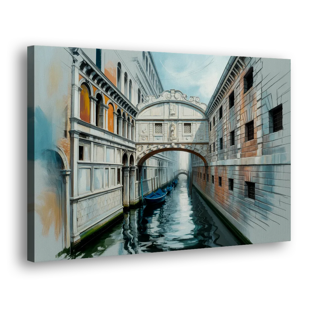 Bridge of Sighs Whisper Side - Canvas Wall Art