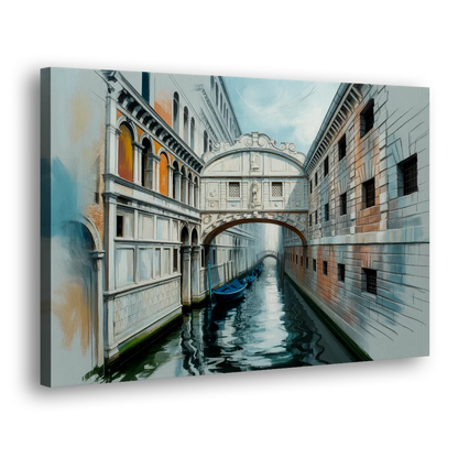 Bridge of Sighs Whisper Side - Canvas Wall Art