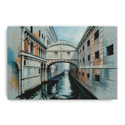 Bridge of Sighs Whisper Front - Canvas Wall Art