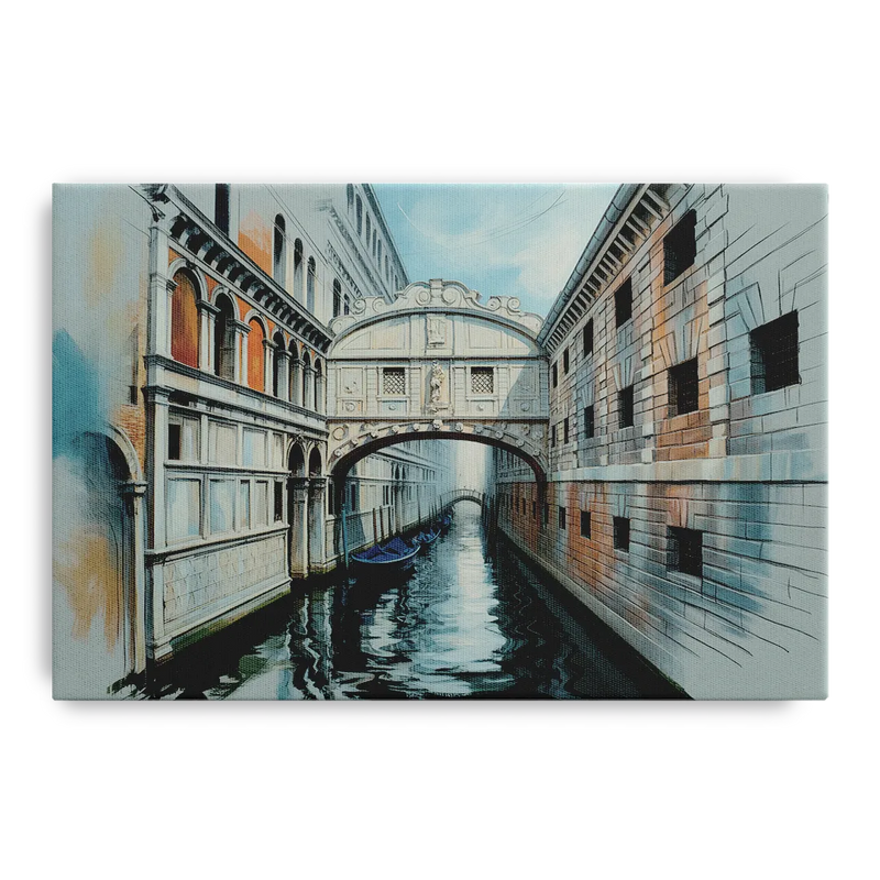 Bridge of Sighs Whisper Front - Canvas Wall Art