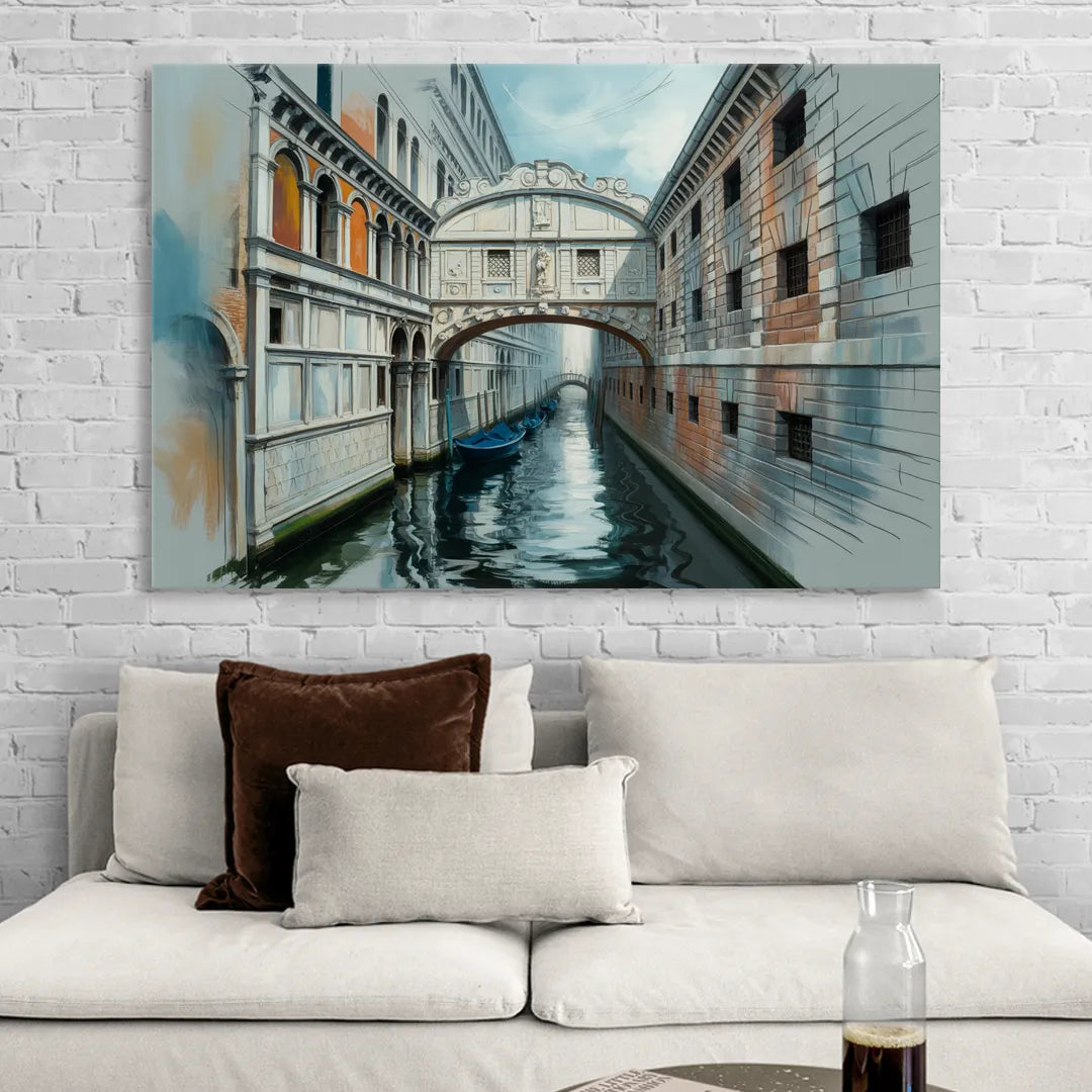 Bridge of Sighs Whisper Sitting Room - Canvas Wall Art