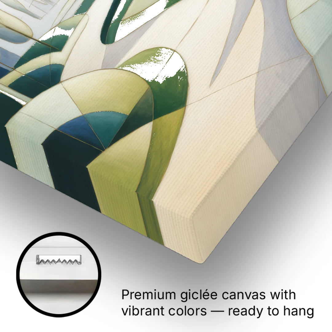 Brussels Park Tranquility - Canvas Wall Art - Gallery Wrap Corner