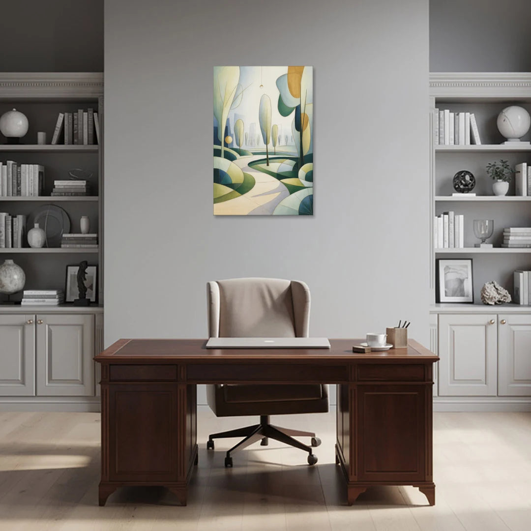 Brussels Park Tranquility - Canvas Wall Art - Office - 24x36