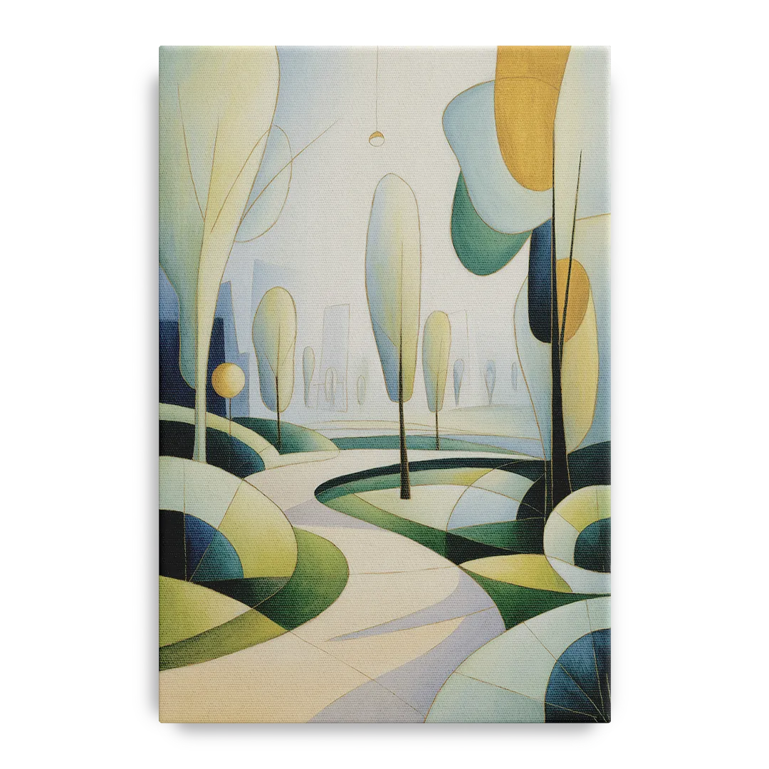 Brussels Park Tranquility Front - Canvas Wall Art