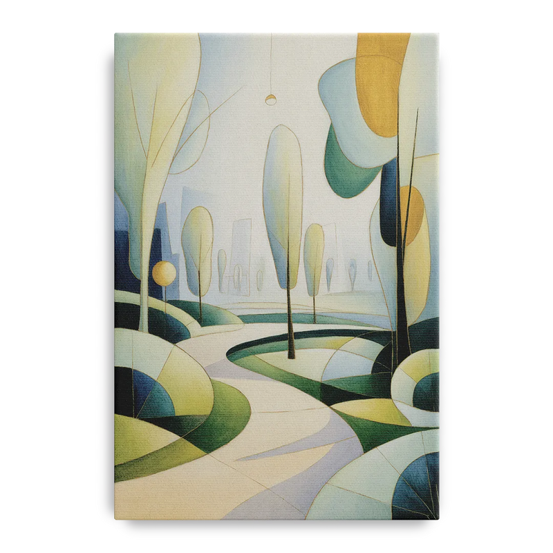 Brussels Park Tranquility Front - Canvas Wall Art