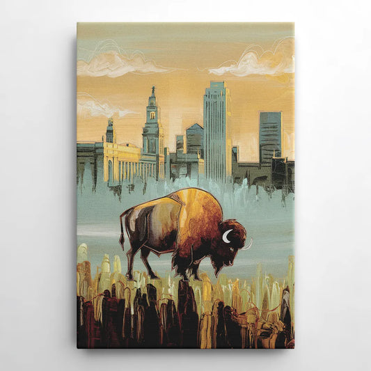 Buffalo All America City - Canvas Wall Art