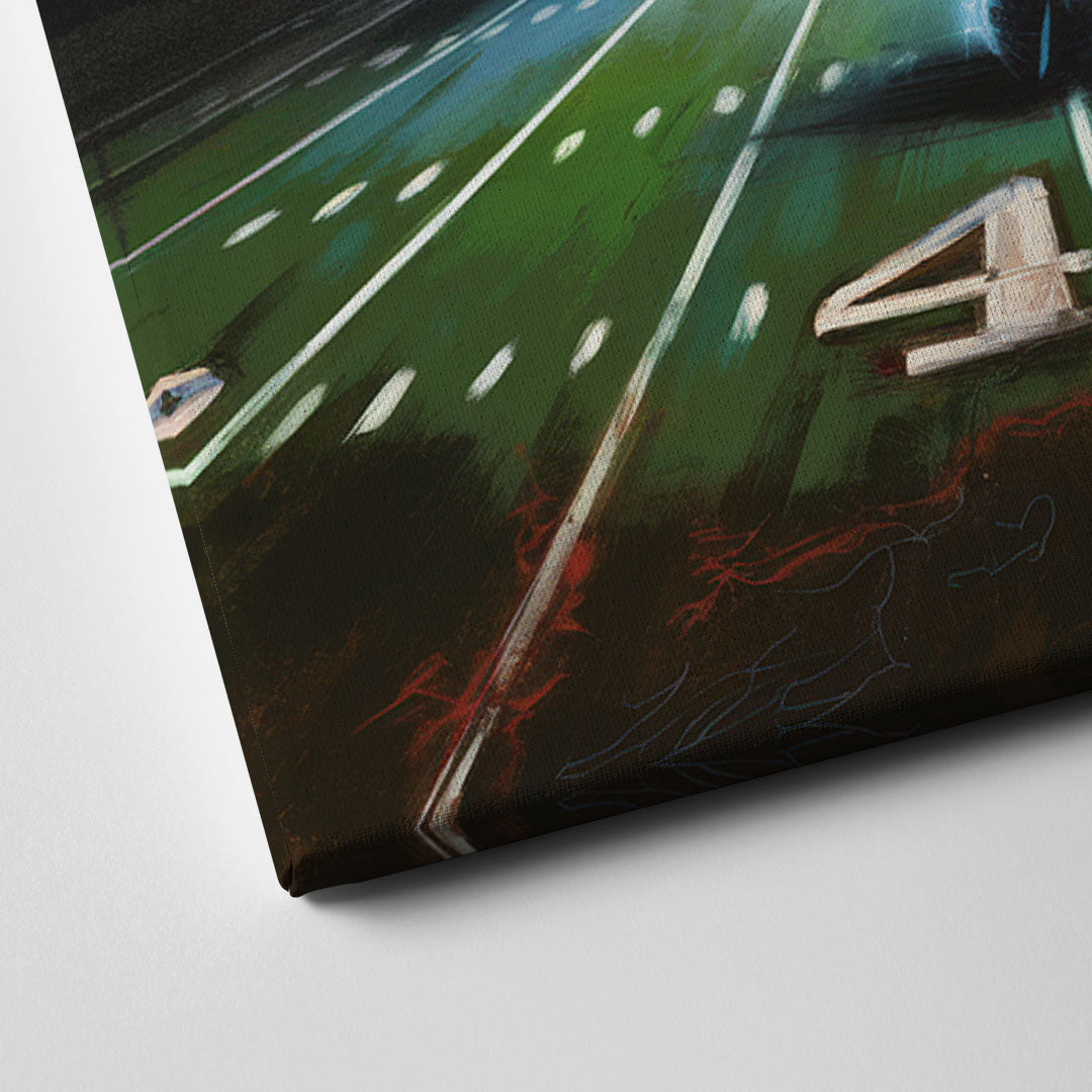 Buffalo Bills Football Pride Canvas Close Up