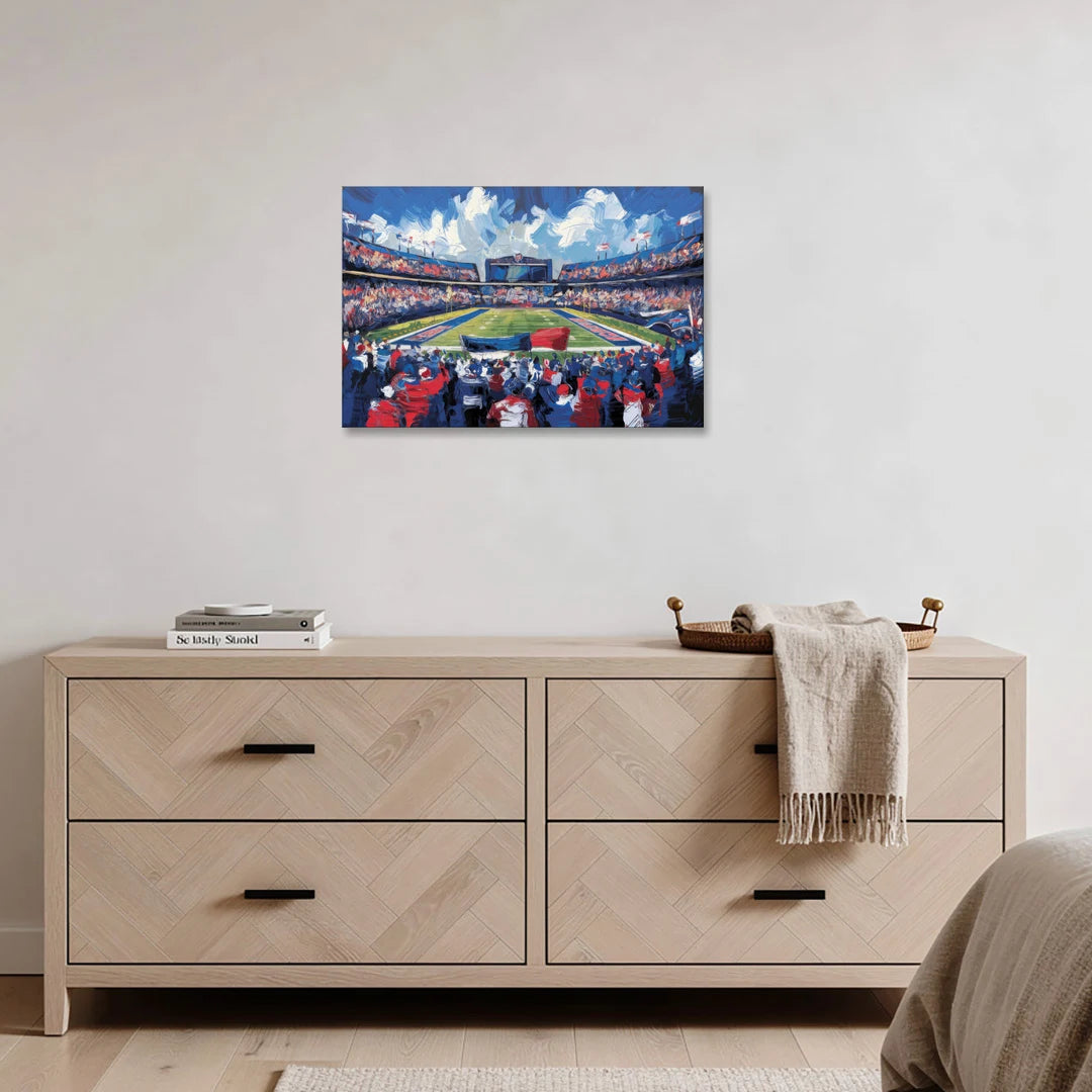 Buffalo Bills Stadium Energy - Canvas Wall Art - Coffee Table - 30x20