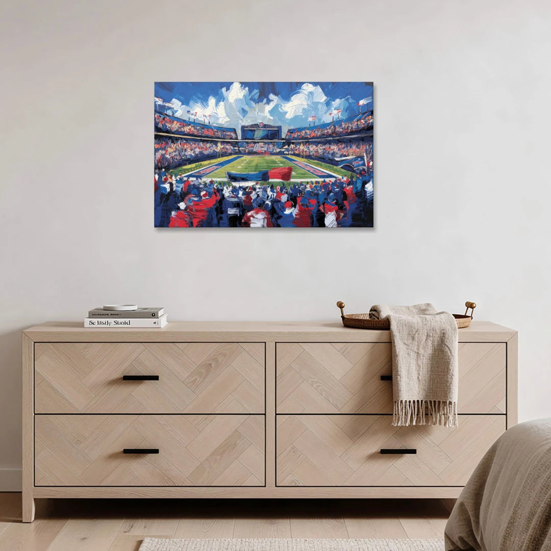 Buffalo Bills Stadium Energy - Canvas Wall Art - Coffee Table - 36x24