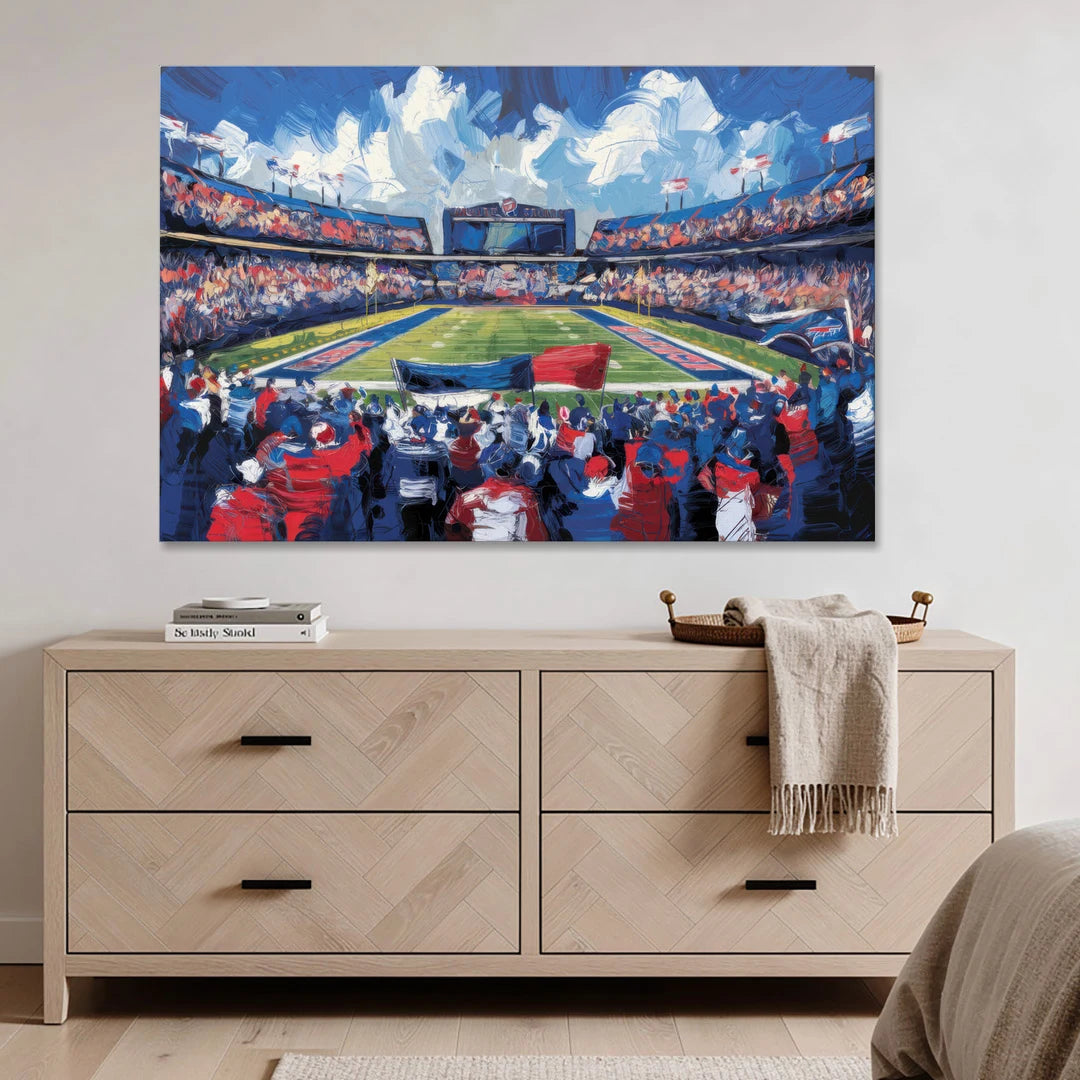 Buffalo Bills Stadium Energy - Canvas Wall Art - Coffee Table - 60x40