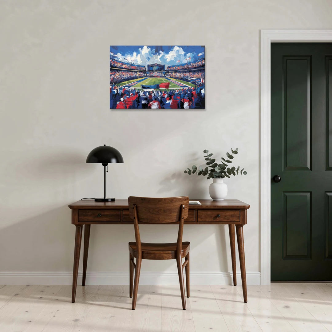 Buffalo Bills Stadium Energy - Canvas Wall Art - Office - 30x20