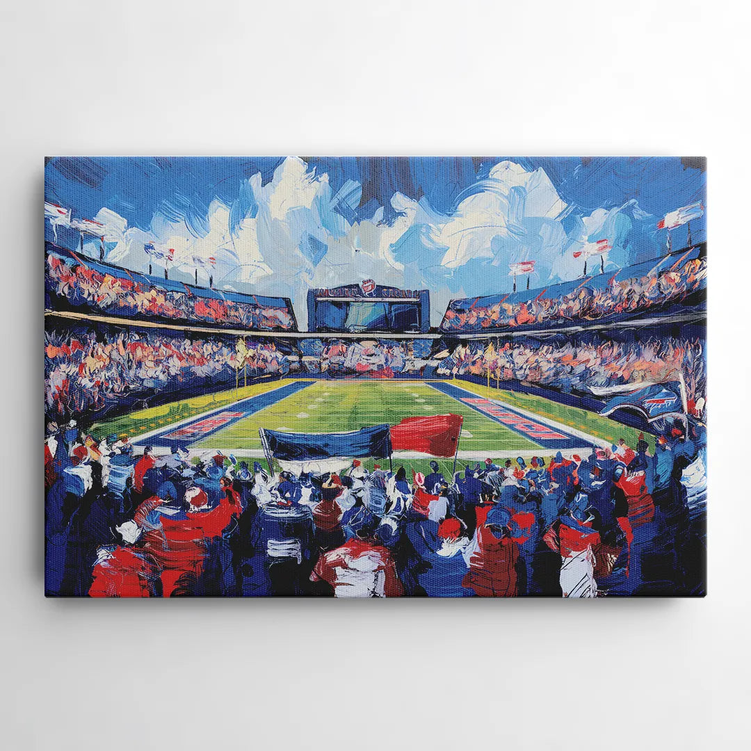 Buffalo Bills Stadium Energy - Canvas Wall Art