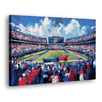 Buffalo Bills Stadium Energy Side - Canvas Wall Art