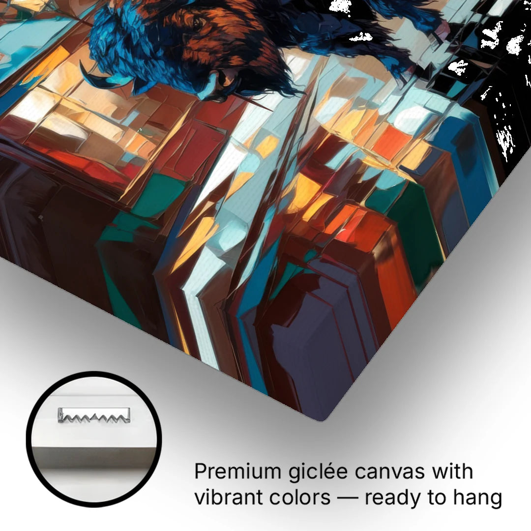 Buffalo Elmwood Village Vibes - Canvas Wall Art - Gallery Wrap Corner