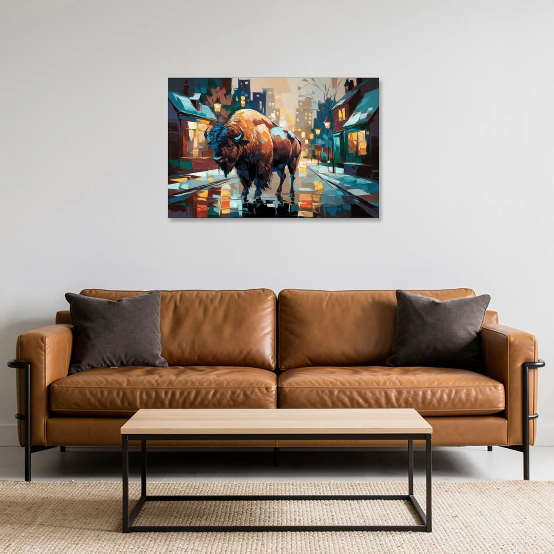 Buffalo Elmwood Village Vibes - Canvas Wall Art - Sofa - 36x24