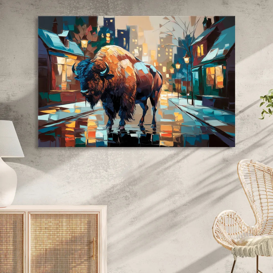 Buffalo Elmwood Village Vibes Living Room - Canvas Wall Art