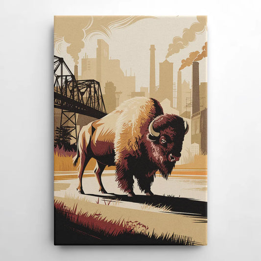 Buffalo Industrial Heritage - Canvas Wall Art