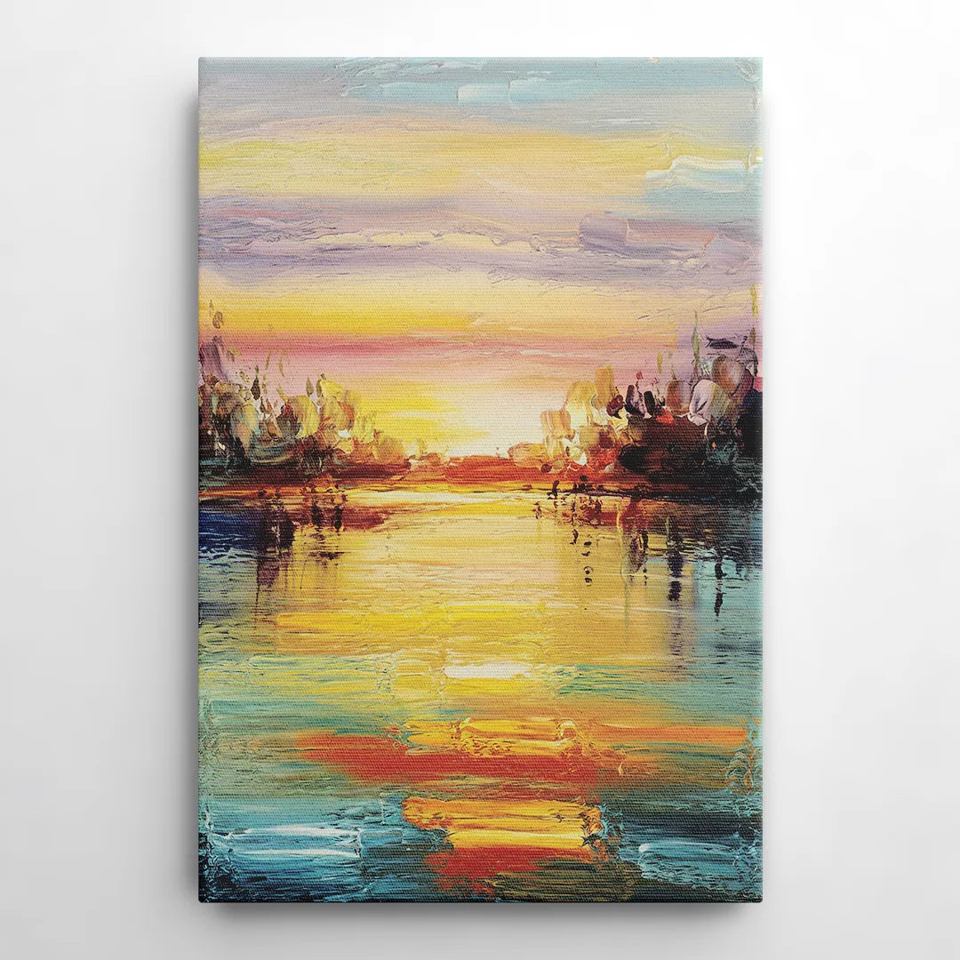 Buffalo Lake Erie Horizon - Canvas Wall Art