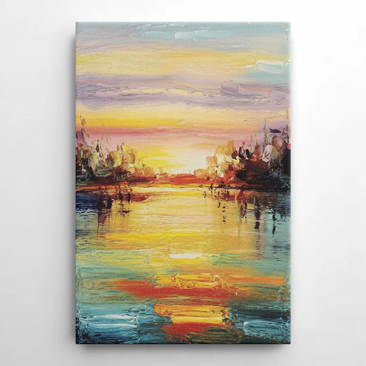 Buffalo Lake Erie Horizon - Canvas Wall Art
