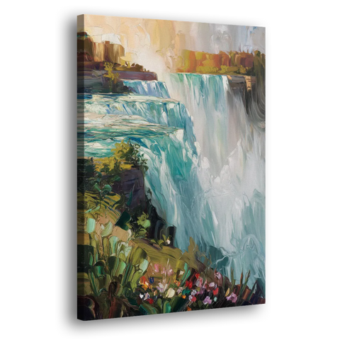 Buffalo Niagara Falls View - Canvas Wall Art