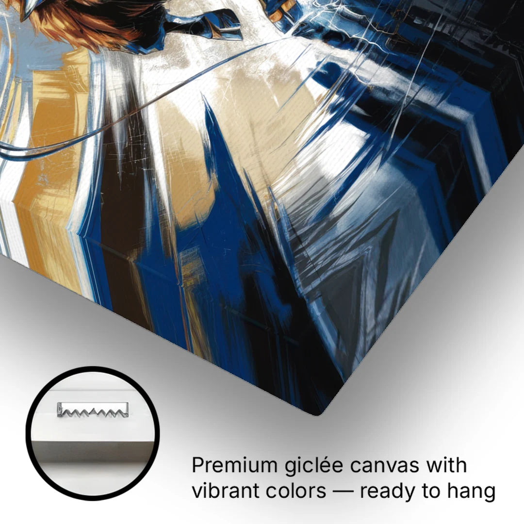 Buffalo Sabres Team Spirit - Canvas Wall Art - Gallery Wrap Corner