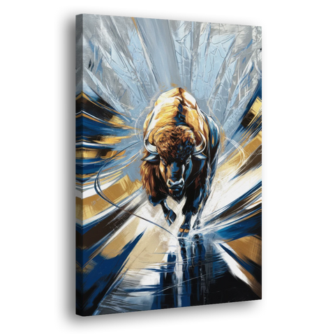 Buffalo Sabres Team Spirit - Canvas Wall Art - Side