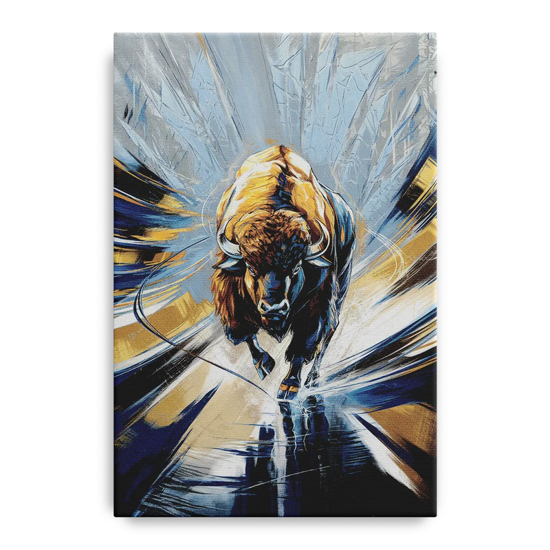 Buffalo Sabres Team Spirit Front - Canvas Wall Art