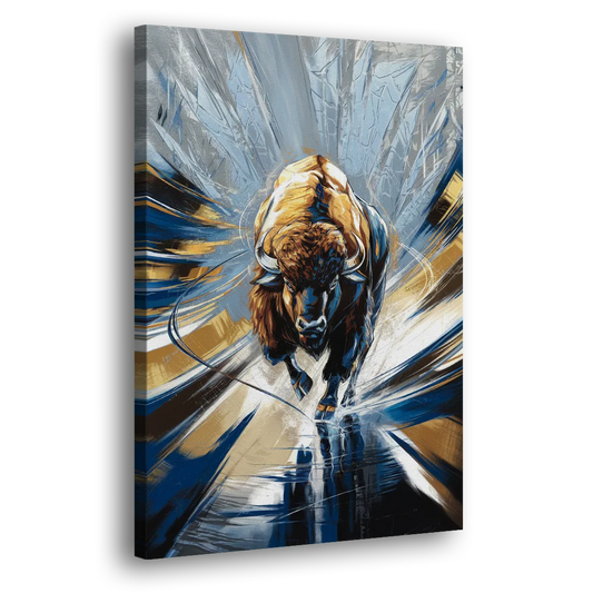 Buffalo Sabres Team Spirit Side - Canvas Wall Art