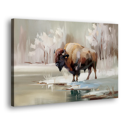 Buffalo Waterfront Serenity - Canvas Wall Art