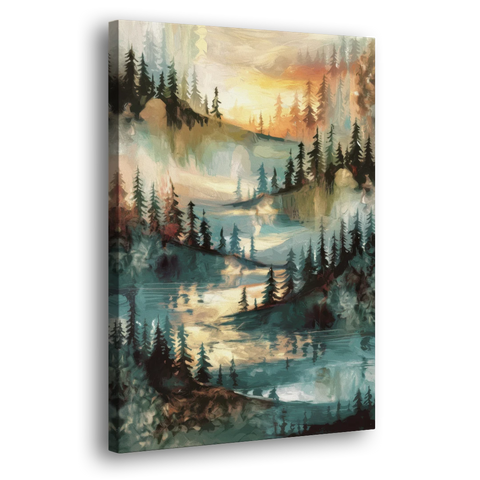 Burlington Captivating Landscapes - Canvas Wall Art - Side