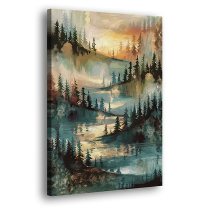 Burlington Captivating Landscapes Side - Canvas Wall Art