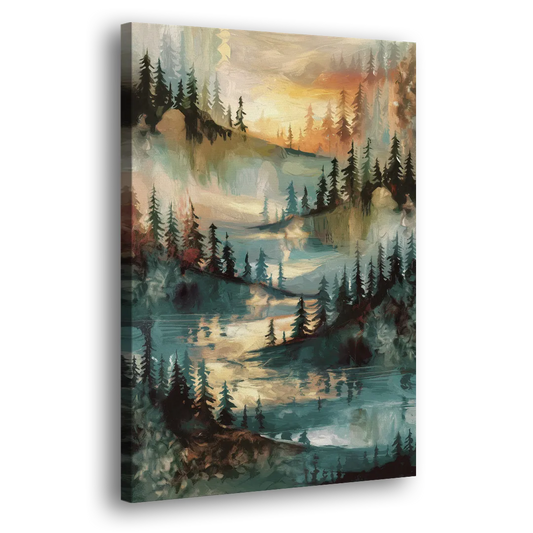 Burlington Captivating Landscapes Side - Canvas Wall Art