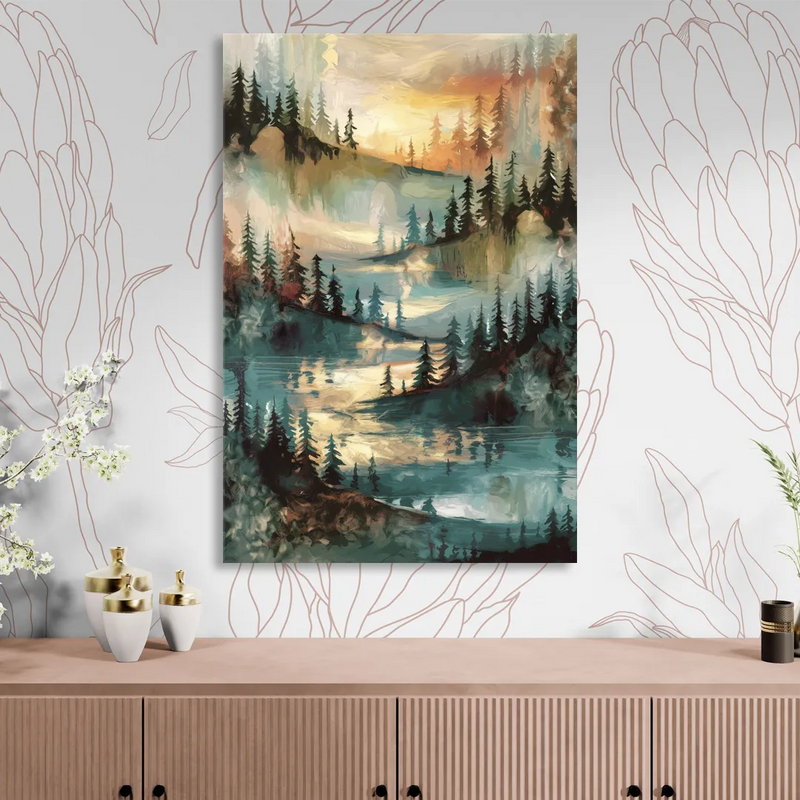 Burlington Captivating Landscapes Living Room - Canvas Wall Art