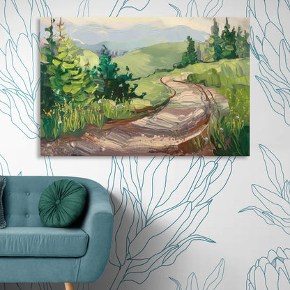 Burlington Green Mountain Trails Sitting Room - Canvas Wall Art