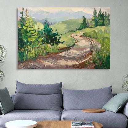 Burlington Green Mountain Trails Living Room - Canvas Wall Art