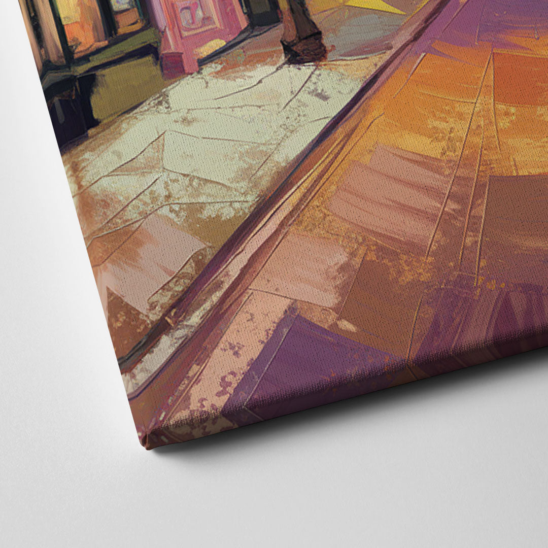 Burlington Historic Downtown Canvas Close Up