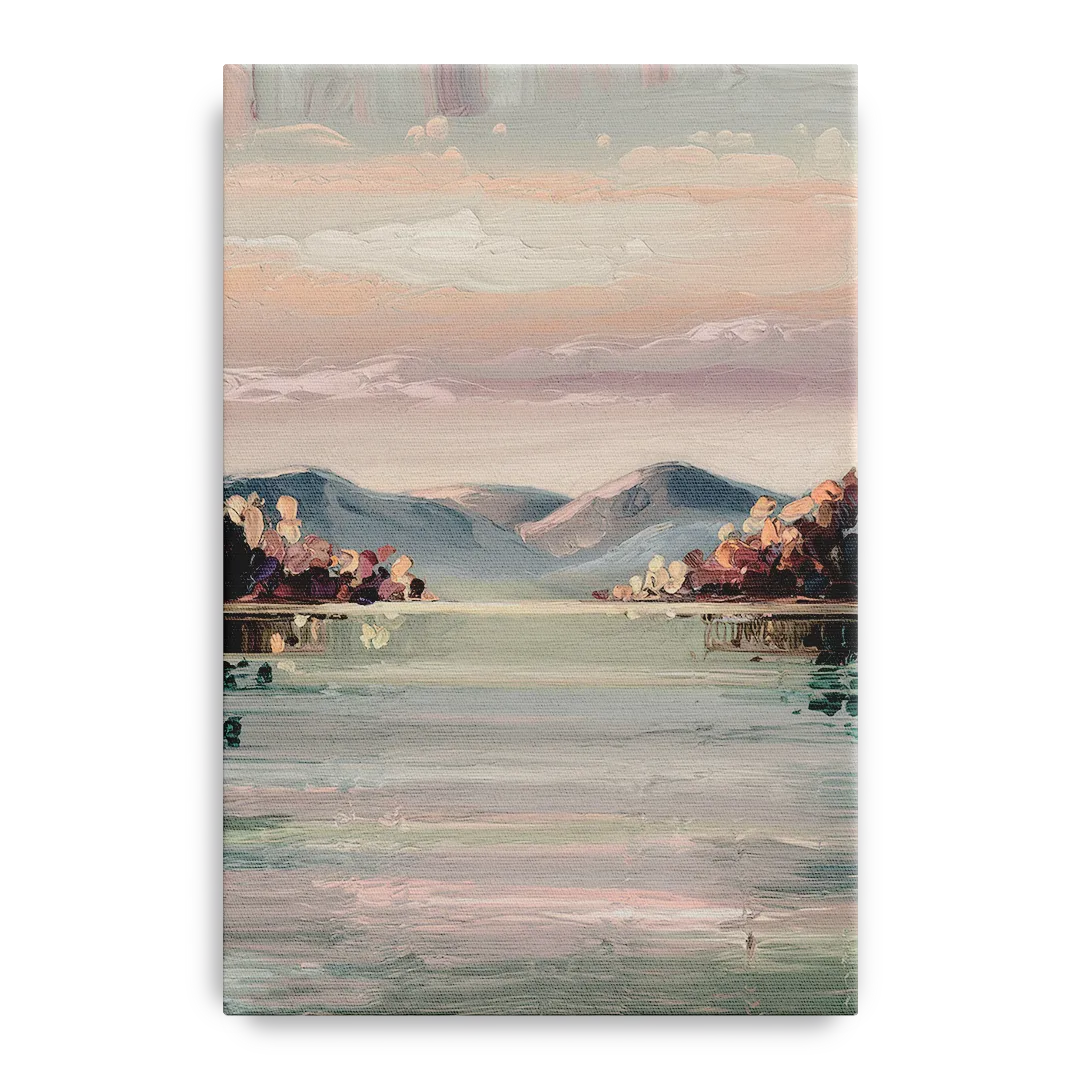 Burlington Lake Champlain Serenity Front - Canvas Wall Art