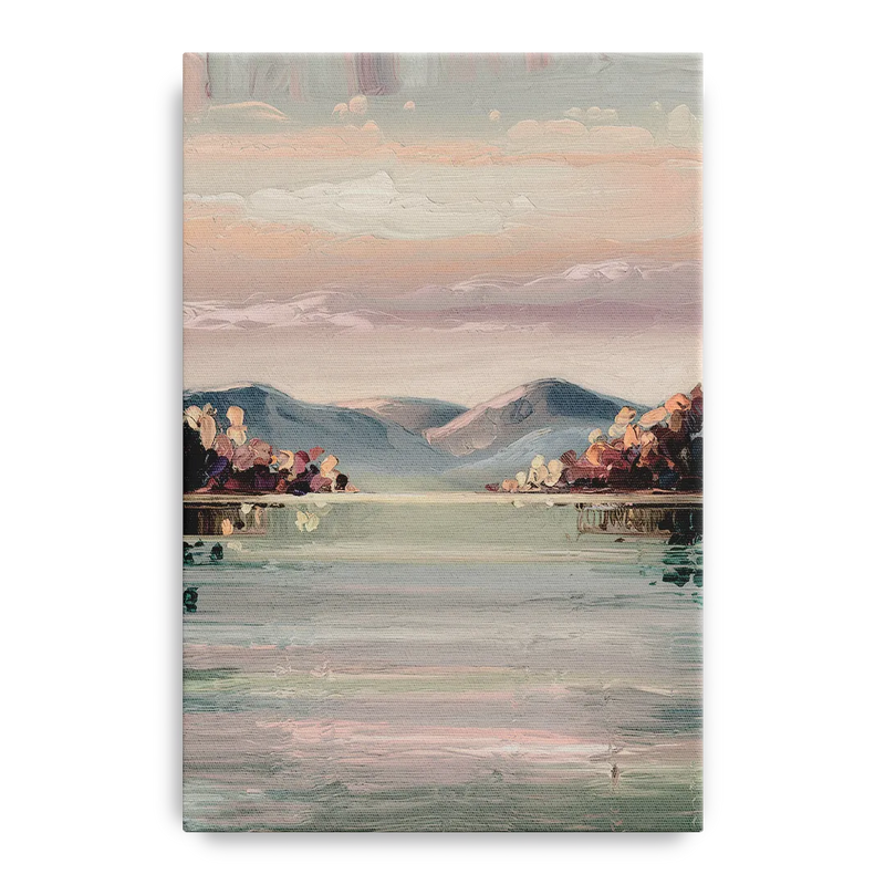 Burlington Lake Champlain Serenity Front - Canvas Wall Art