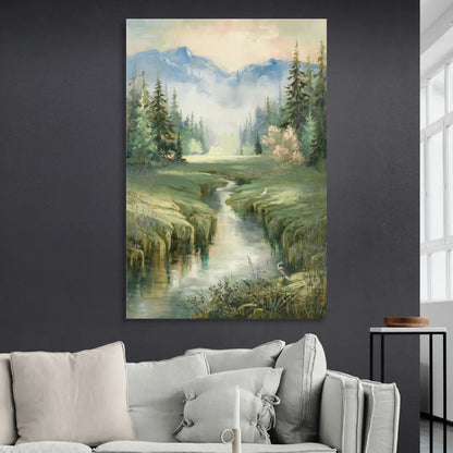 Burlington Nature Escapes Living Room - Canvas Wall Art