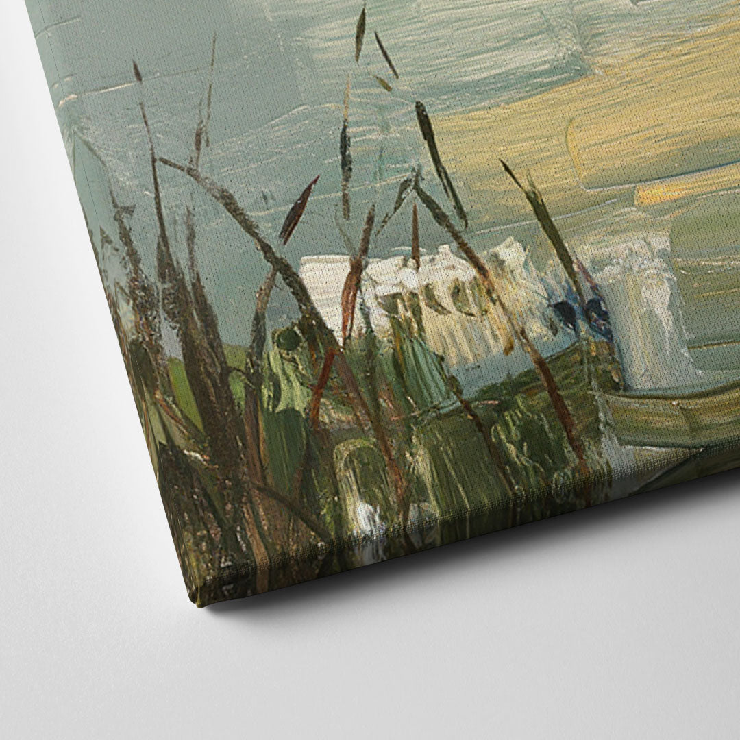 Burlington Peaceful Lakeside Canvas Close Up